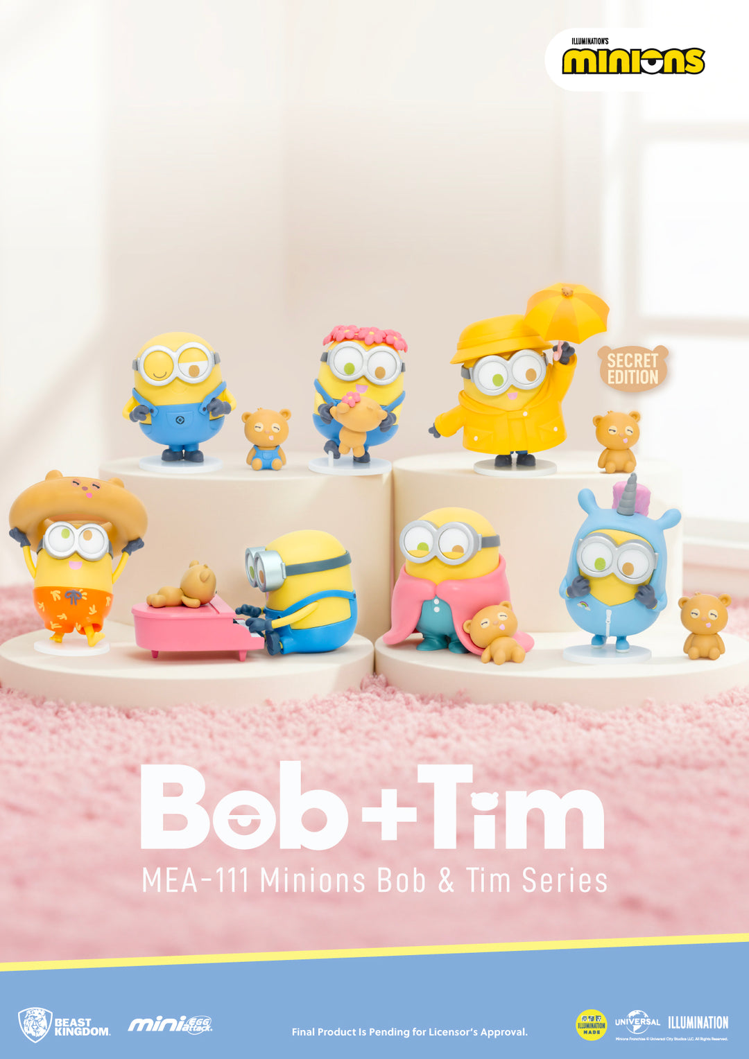 MINIONS - Bob & Tim Series - Set 6 Figure 6.3cm
