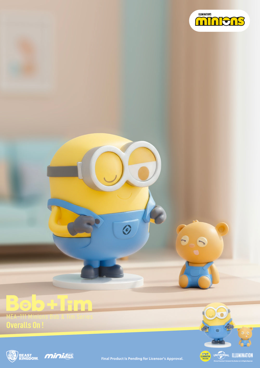 MINIONS - Bob & Tim Series - Set 6 Figure 6.3cm