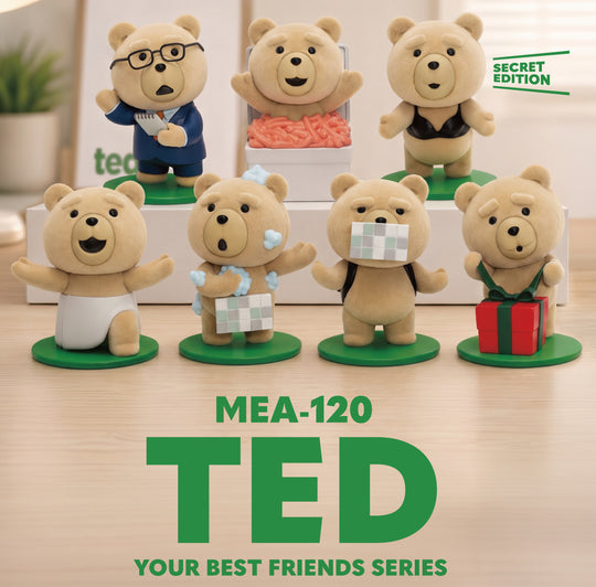 TED - Ted Your Best Friends Series - Set 6 Figure 8 cm