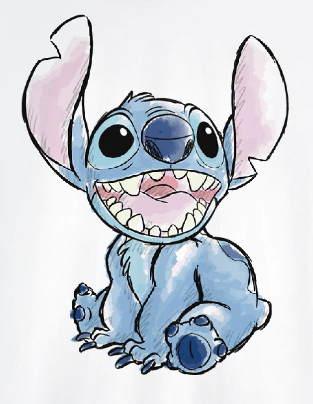 LILO AND STITCH - Stitch Sketch - Men T-Shirt (L)