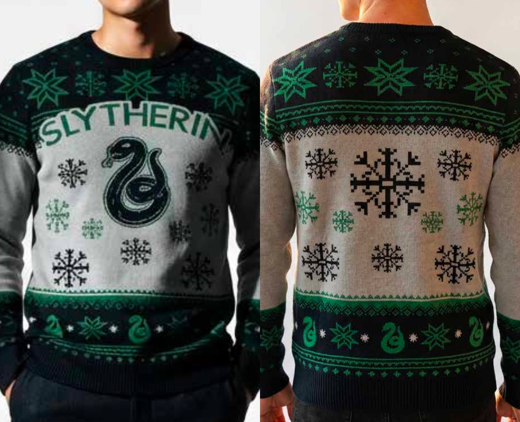 HARRY POTTER - Slytherin - Men Christmas Sweaters (L)