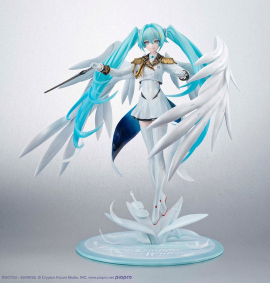 GUNDAM X HATSUNE MIKU - Lucra Miku x Wing Gundam Zero - Statue 27cm