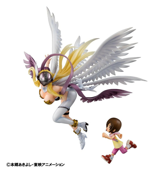 DIGIMON - Angewomon & Hikari Yagami - Statue G.E.M. 22cm