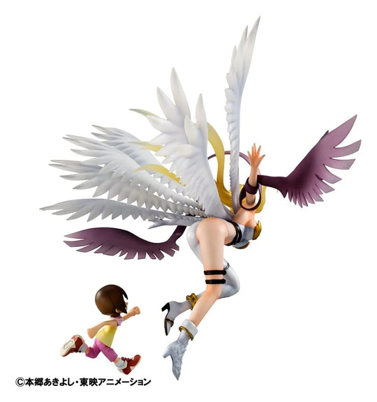 DIGIMON - Angewomon & Hikari Yagami - Statue G.E.M. 22cm