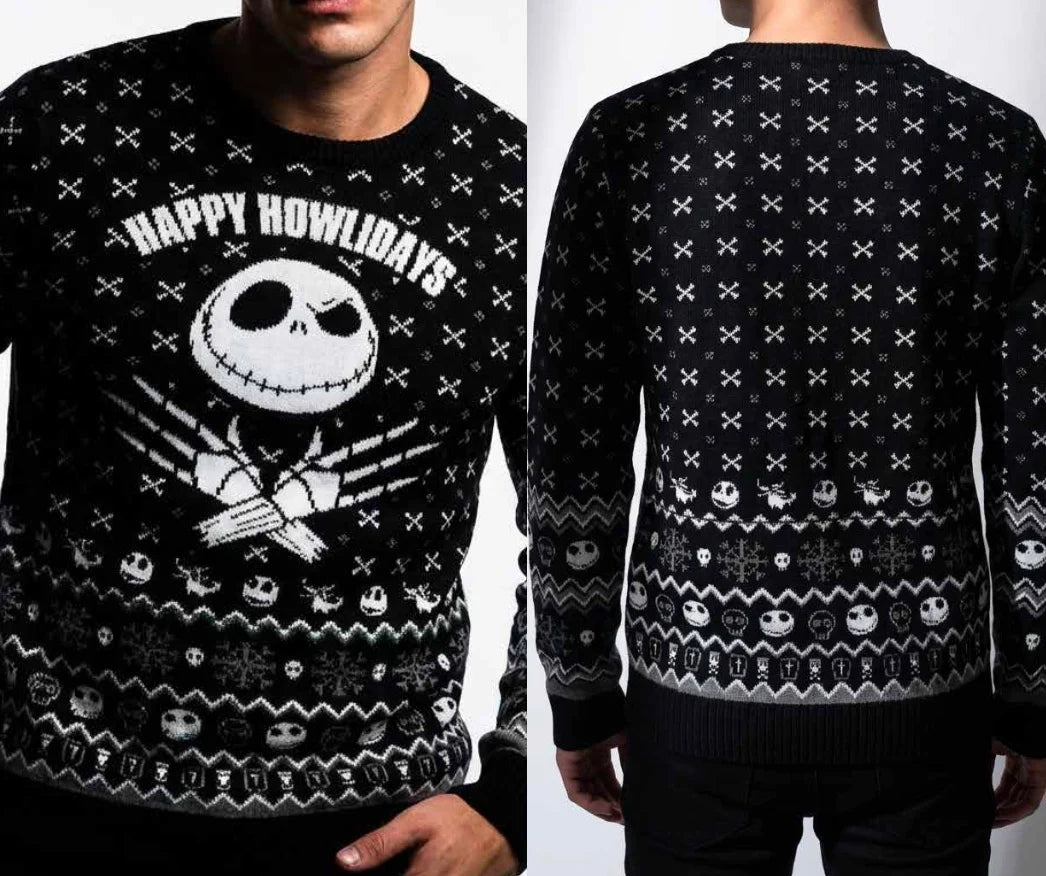 NBX - Jack 'Happy Howlidays" - Men Christmas Sweaters (M)