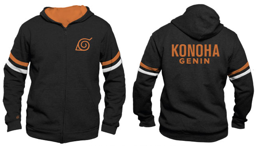 NARUTO - Konoha Genin - Hooded Sweat (XL)