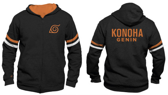 NARUTO - Konoha Genin - Hooded Sweat (XL)