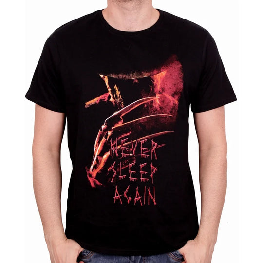 A NIGHTMARE ON ELM STREET - T-Shirt Never Sleep Again (L)