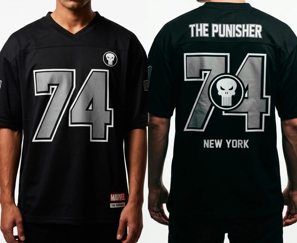 MARVEL - The Punisher - T-Shirt Sports US Replica unisex (XXL)