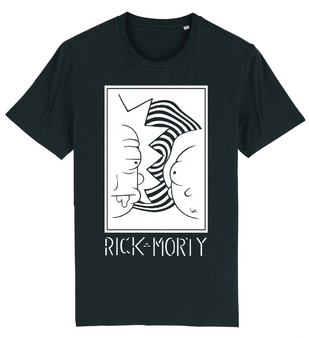 RICK AND MORTY - Rick and Morty White et Black - T-Shirt Men (S)