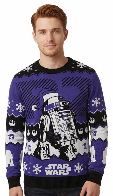 STAR WARS - R2-D2 - Men Christmas Sweaters (S)