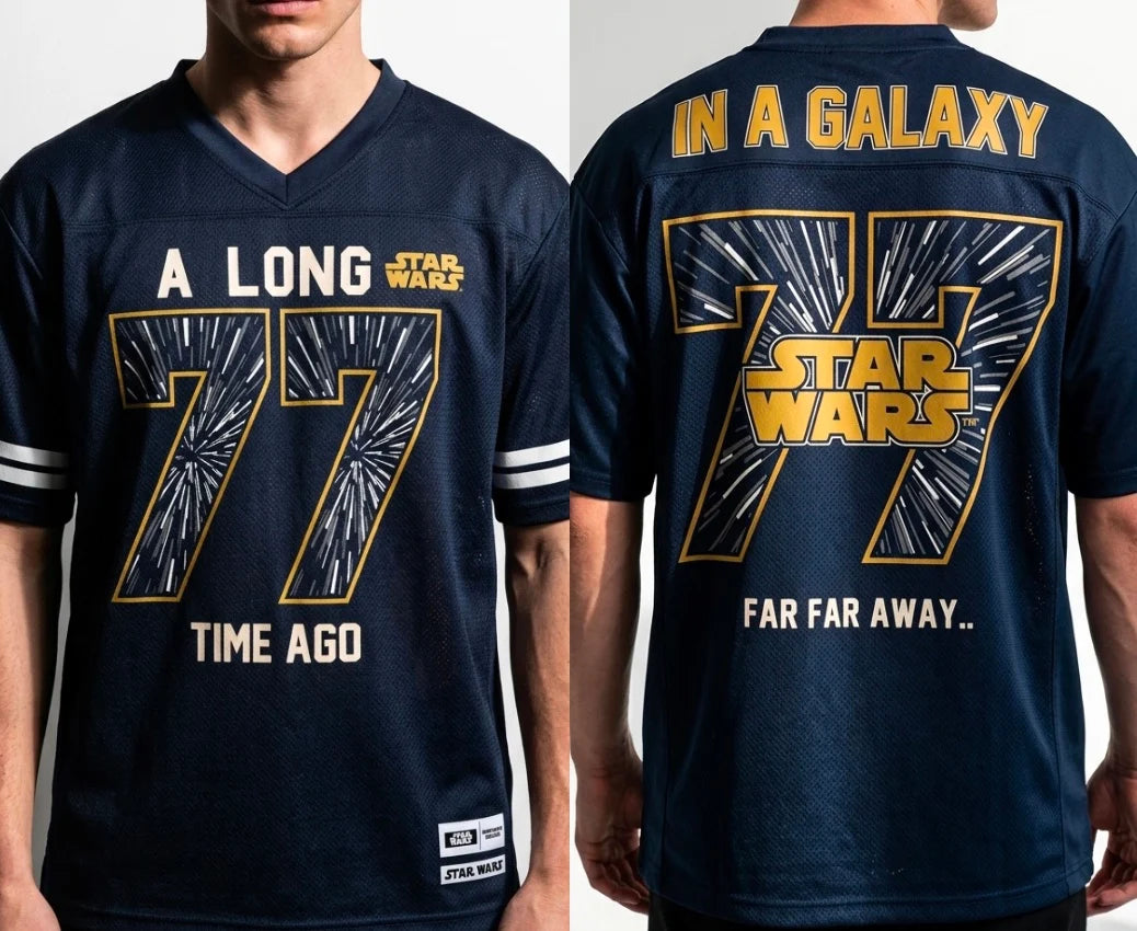 STAR WARS - In A Galaxy Far.. - T-Shirt Sports US Replica unisex (L)