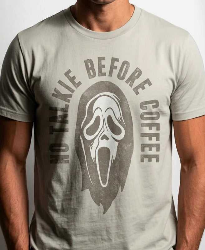 SCREAM - No talk before coffee - T-Shirt (XL)