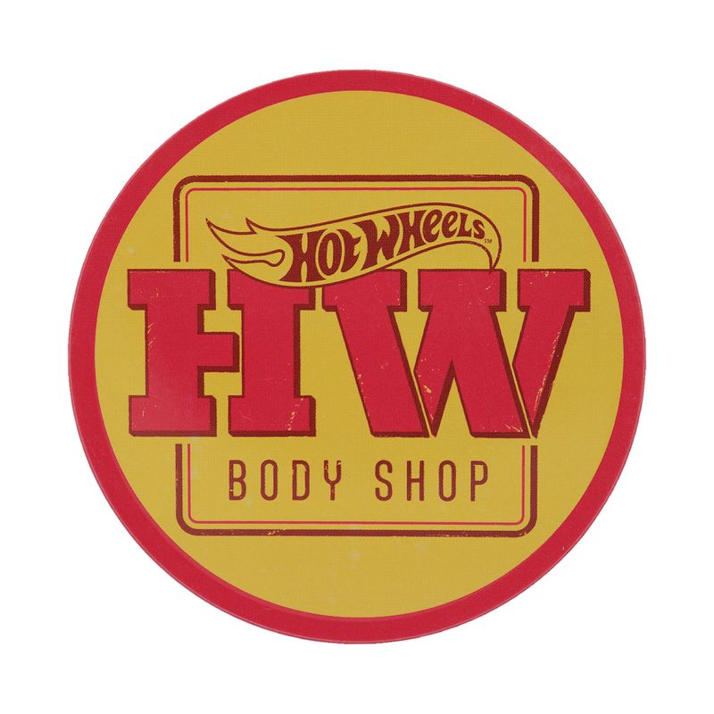 HOT WHEELS - 4 Embossed Metal Coasters