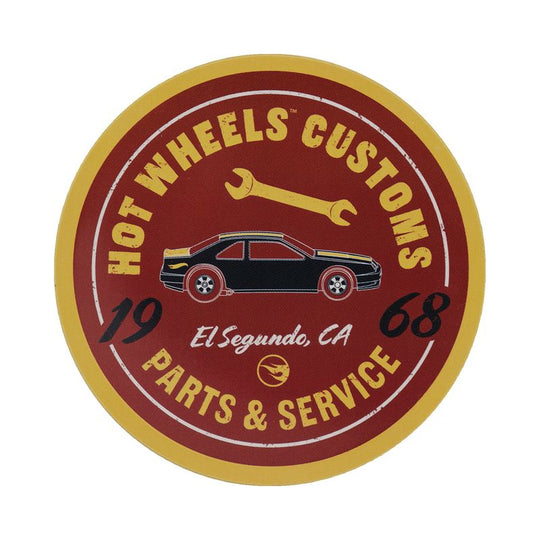 HOT WHEELS - 4 Embossed Metal Coasters