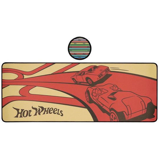 HOT WHEELS - XL Desktop Mat + 1 Coaster