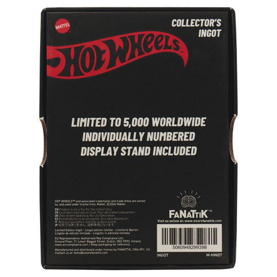 HOT WHEELS - Car Club - Limited Edition Ingot