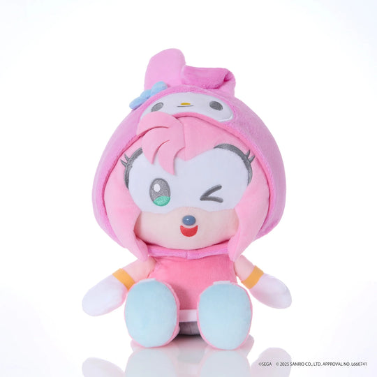 SONIC & FRIENDSX SANRIO - Amy X My Melody - PlushToy (M) 24cm