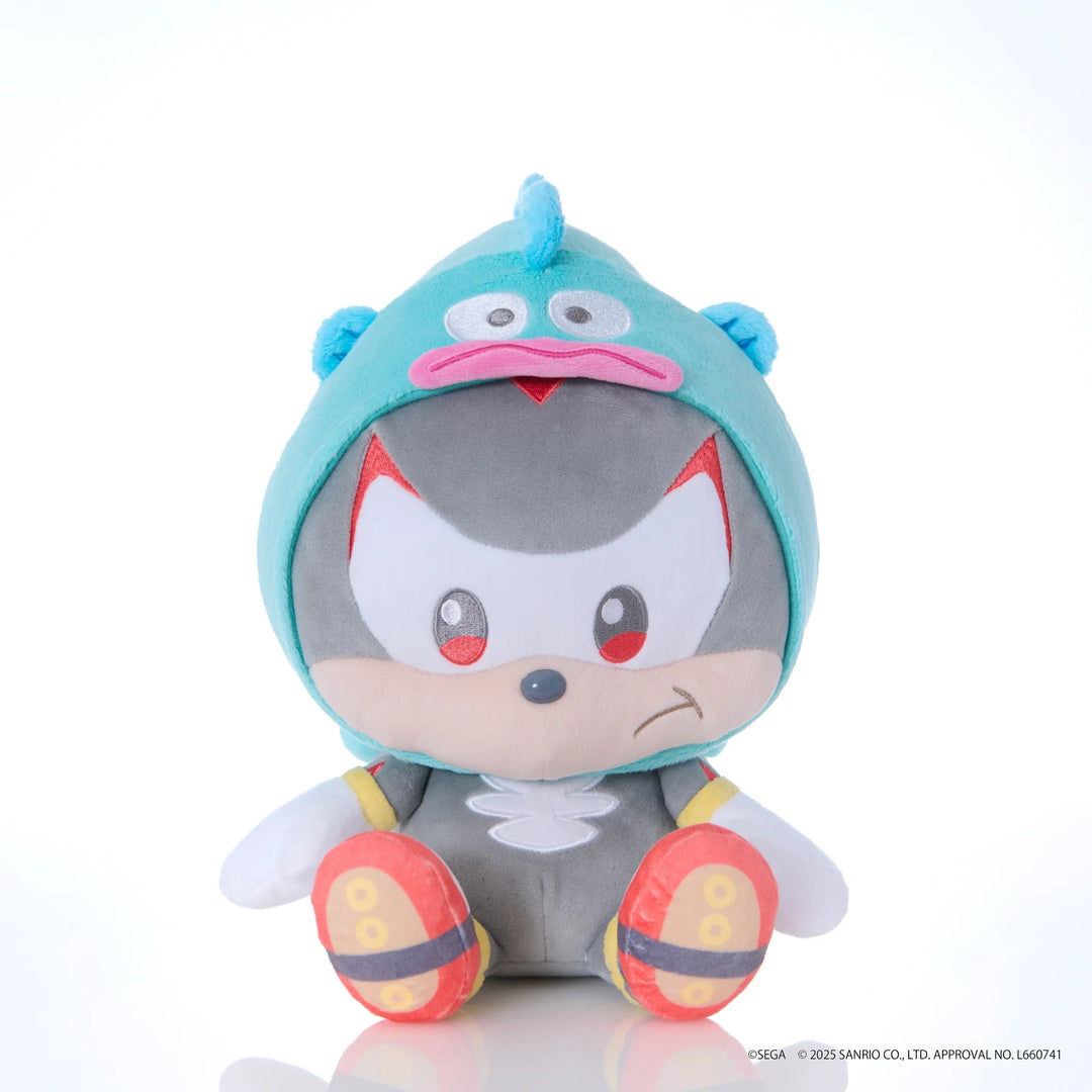 SONIC & FRIENDSX SANRIO - Shadow X Hangyodon - PlushToy (M) 24cm