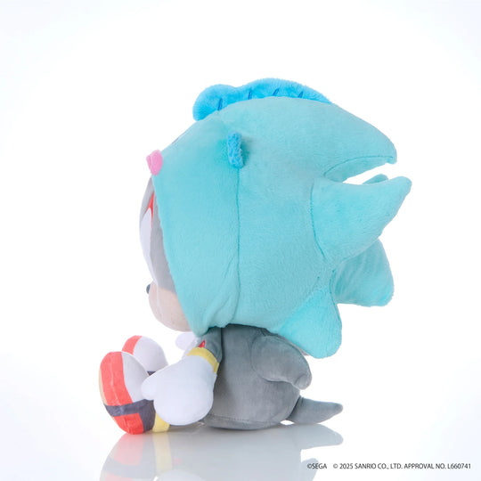 SONIC & FRIENDSX SANRIO - Shadow X Hangyodon - PlushToy (M) 24cm