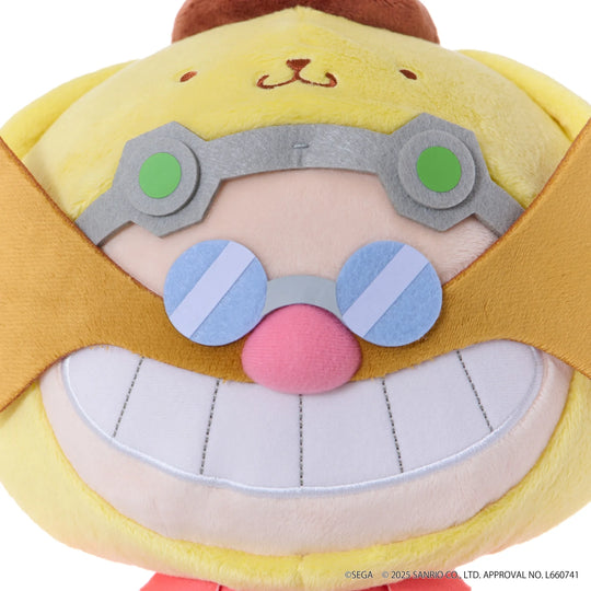 SONIC & FRIENDSX SANRIO - Dr. Eggman X Pompompurin - PlushToy (M) 24cm