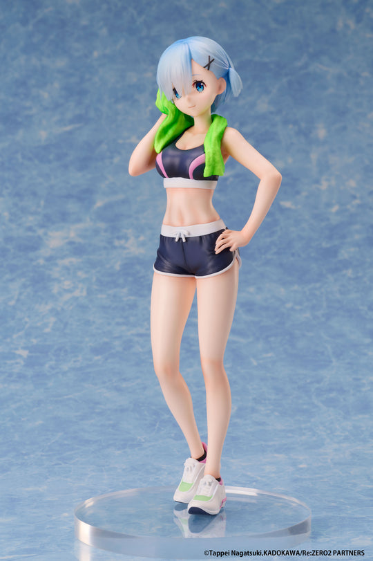 RE ZERO - Rem "Sport Wear" - Statue 23cm