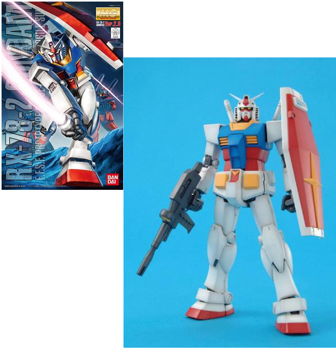 GUNDAM - MG 1/100 Gundam RX-78-2 ver.2.0 - Model Kit - 18cm