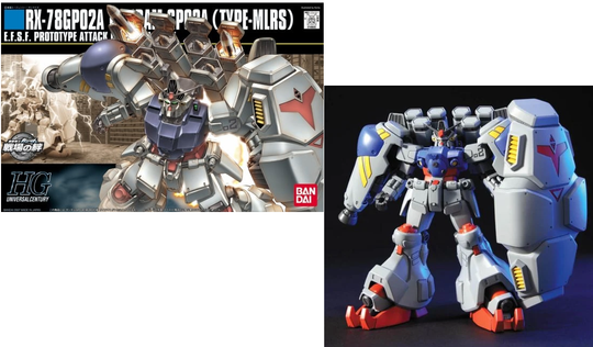 GUNDAM - HGUC 1/144 GP02A MLRS Custom - Model Kit