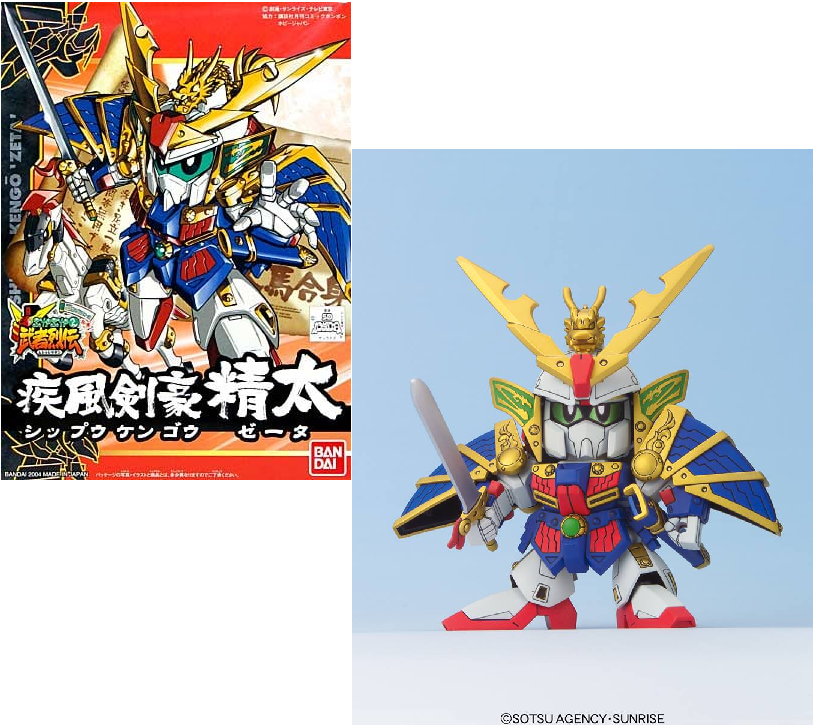 GUNDAM - BB271 Shippu Kengo Zeta - Model Kit