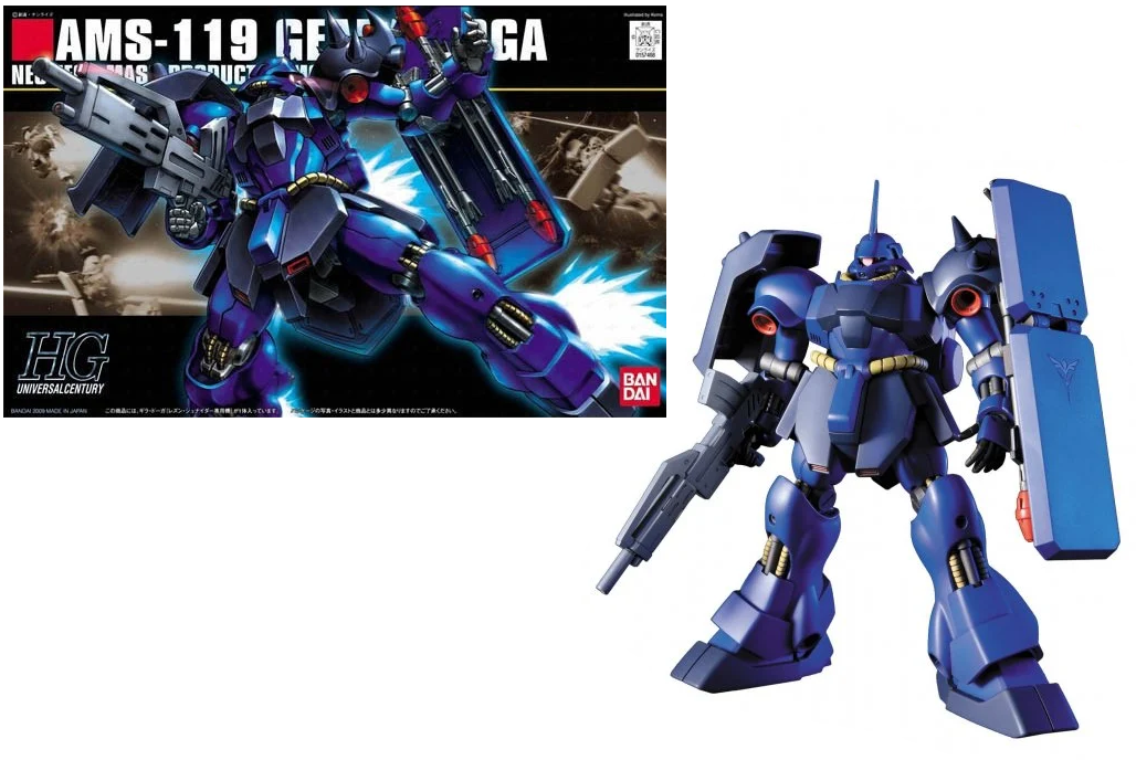 GUNDAM - HGUC 1/144 AMS-119 Geara Doga (Rezin Schneider) - Model Kit