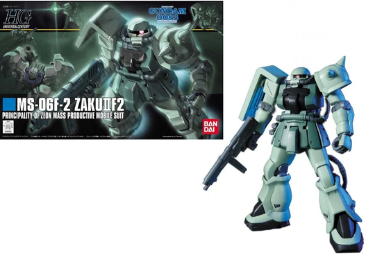 GUNDAM - HGUC 1/144 MS-06F-2 Zaku IIF2 Zeon M.P.M.S - Model Kit