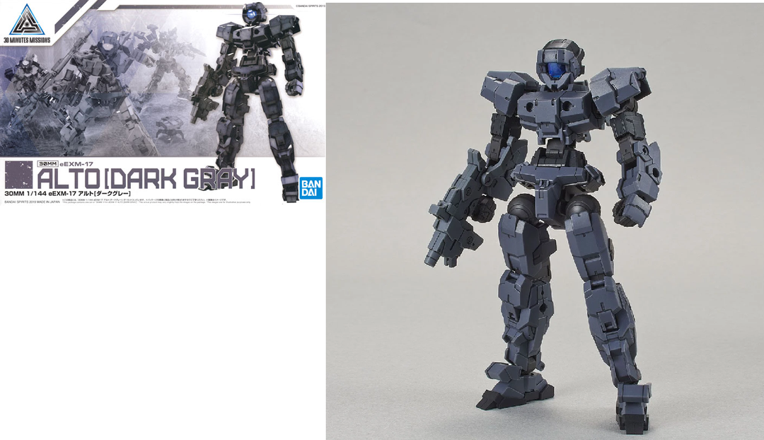 GUNDAM - 30MM eEXM-17 Alto Dark Gray - Model Kitt