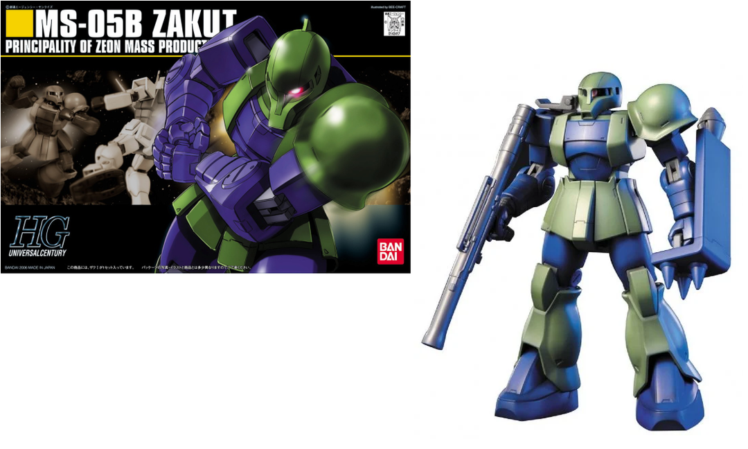 GUNDAM - HGUC 1/144 Zaku I - Model Kit