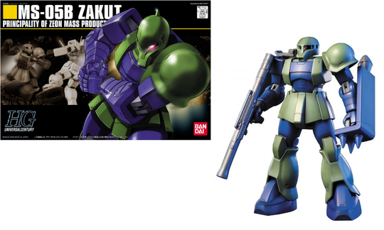 GUNDAM - HGUC 1/144 Zaku I - Model Kit