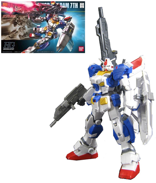 GUNDAM - 1/144 HGUC RX-78-3 Full Armor Gundam 7th - Model Kit 13cm