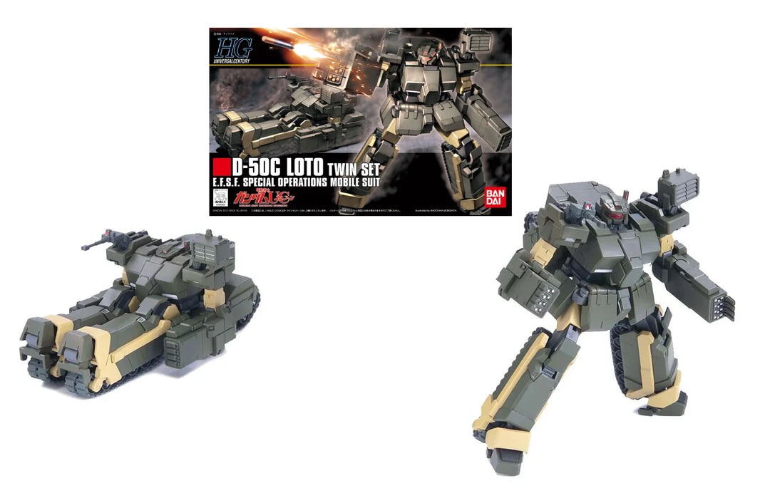 GUNDAM - HGUC 1/144 D-50C Loto Twin Se E.F.S.F. - Model Kit