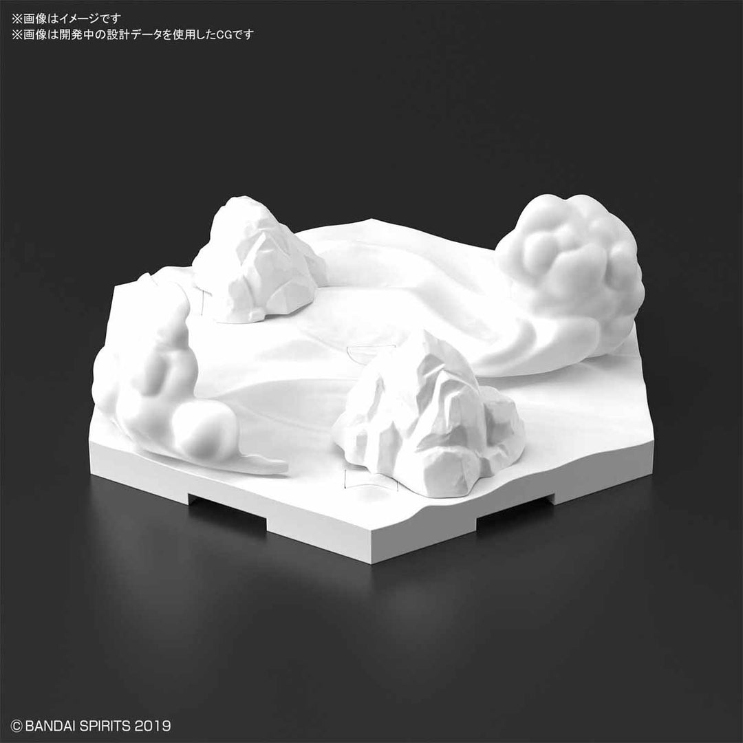 GUNDAM - Customize Scene Base 03 Snowfield Version - Model Kit
