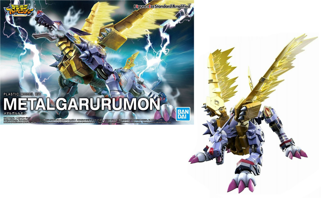 DIGIMON - Figure-rise Standard Metalgarurumon Amplified - Model Kit