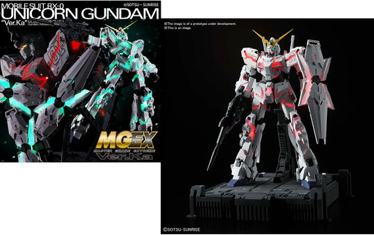 GUNDAM - MGEX 1/100 Unicorn Gundam Ver.Ka BX-0 - Model Kit