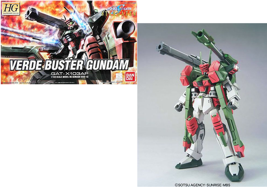 GUNDAM - HG 1/144 Stargazer GAT-X103AP Verde Buster Gundam - Model Kit