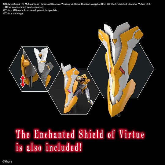 EVANGELION - 1/144 RG NGE Eva Unit 03 Ench Shield Set