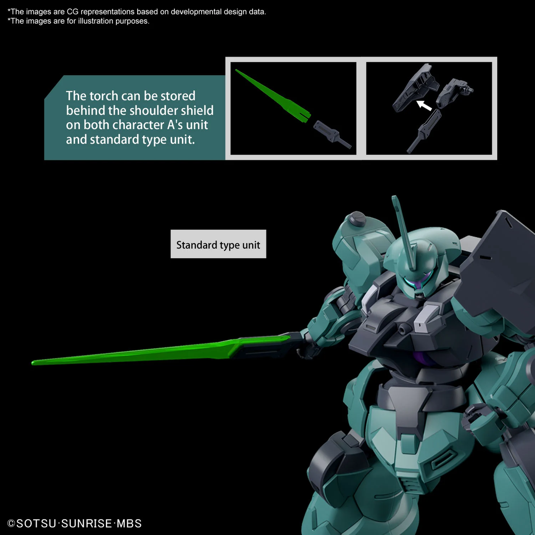 GUNDAM -HG 1/144 Dilanza Standard Type/Charac. A's Dilanza - Model Kit