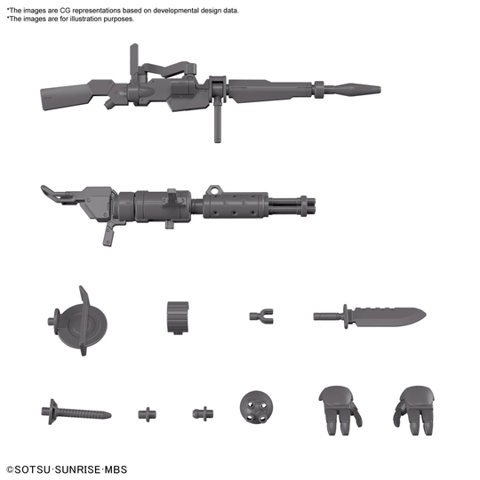 GUNDAM - HG 1/144 Expansion Parts Set For Demi Trainer - Model Kit