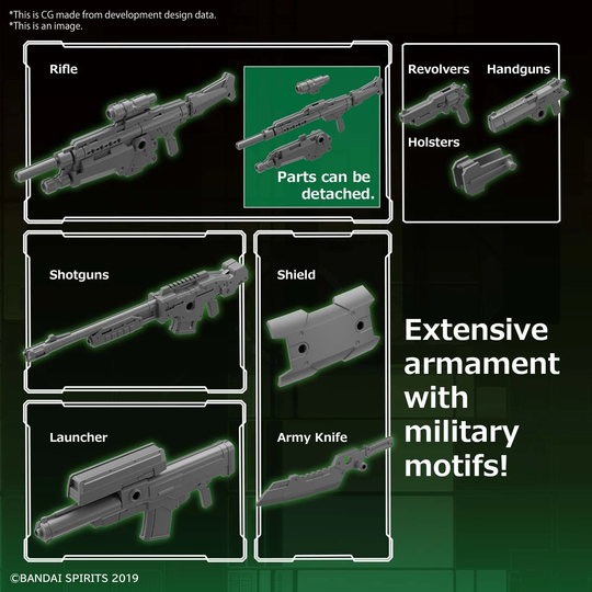 30MM - Customize Weapons (Military Weapon) - Model Kit