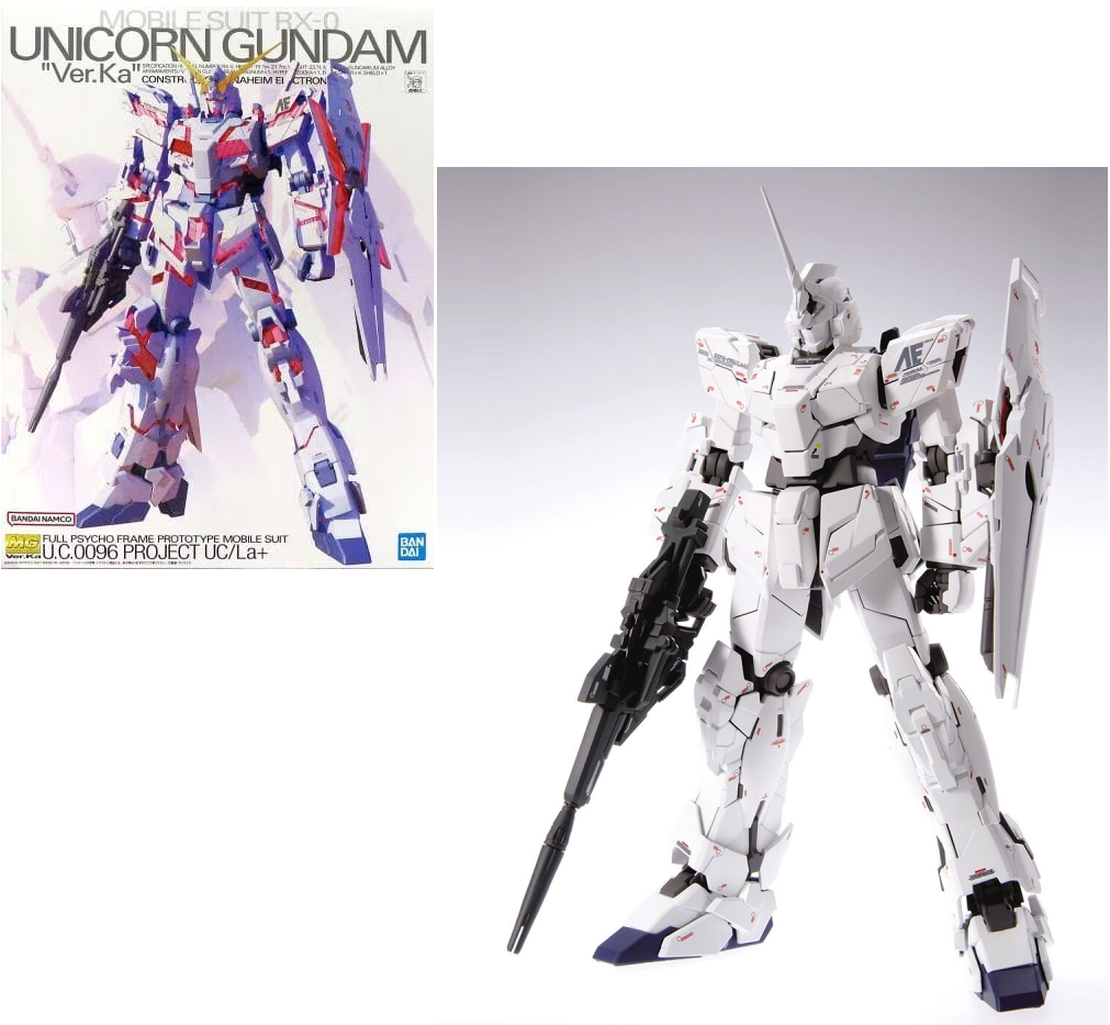 GUNDAM - MG 1/100 Unicorn Gundam Ver. Ka  - Model Kit