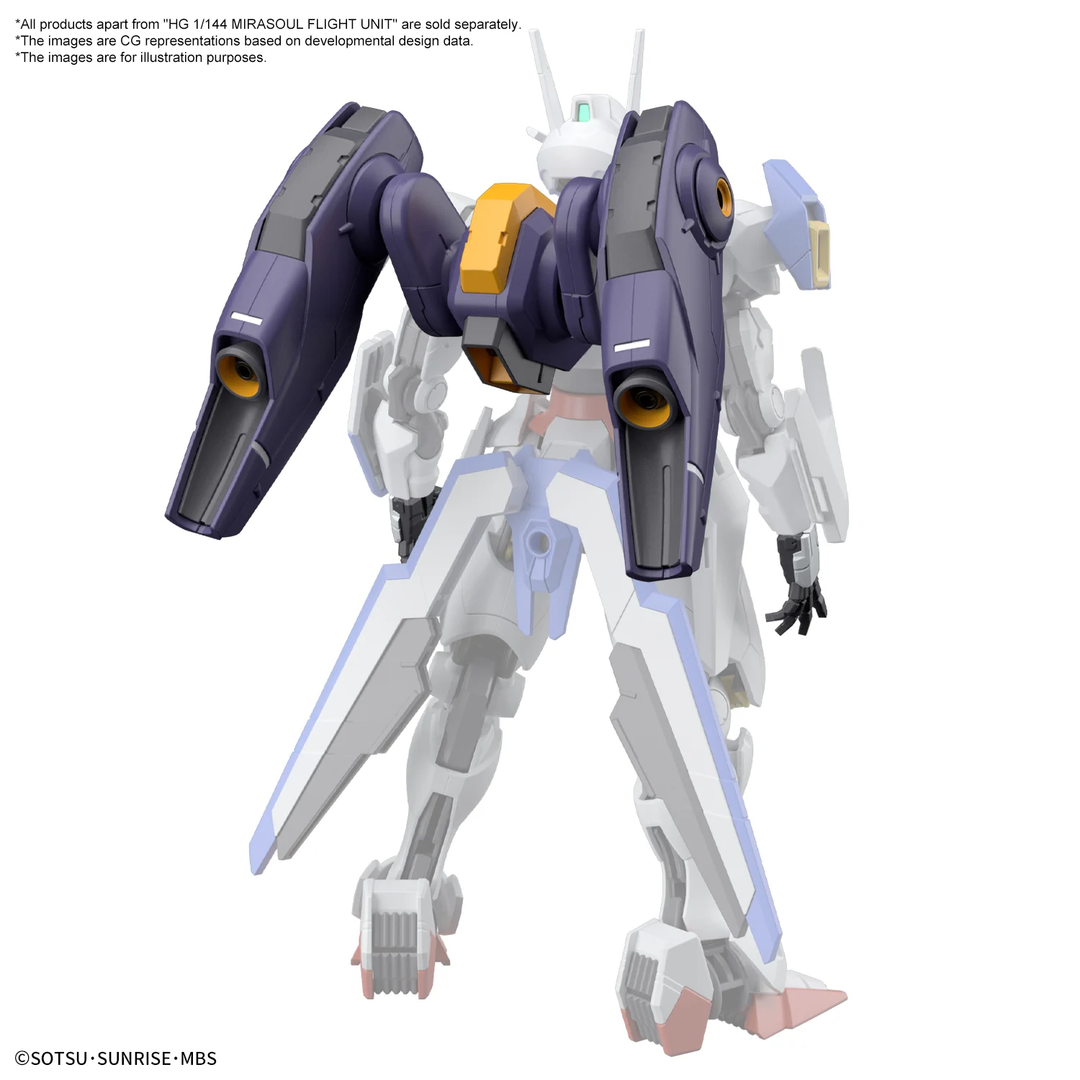 THE WITCH FROM MERCURY - HG 1/144 Mirasoul Flight Unit - Model Kit