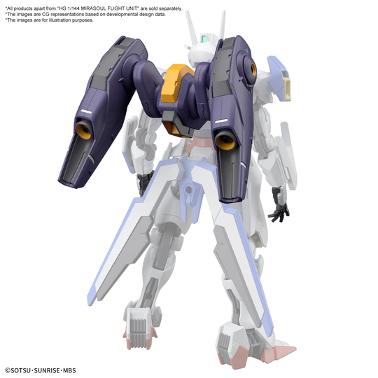 THE WITCH FROM MERCURY - HG 1/144 Mirasoul Flight Unit - Model Kit