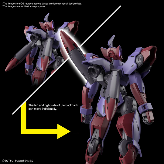 THE WITCH FROM MERCURY - HG 1/144 Beguir-Pente - Model Kit