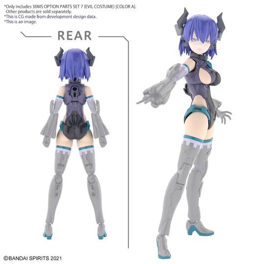 30MS - Option Parts Set 7 (Evil Costume) "Color A" - Model Kit