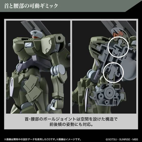 GUNDAM THE WITCH FROM MERCURY - HG 1/44 Zowort Heavy - Model Kit